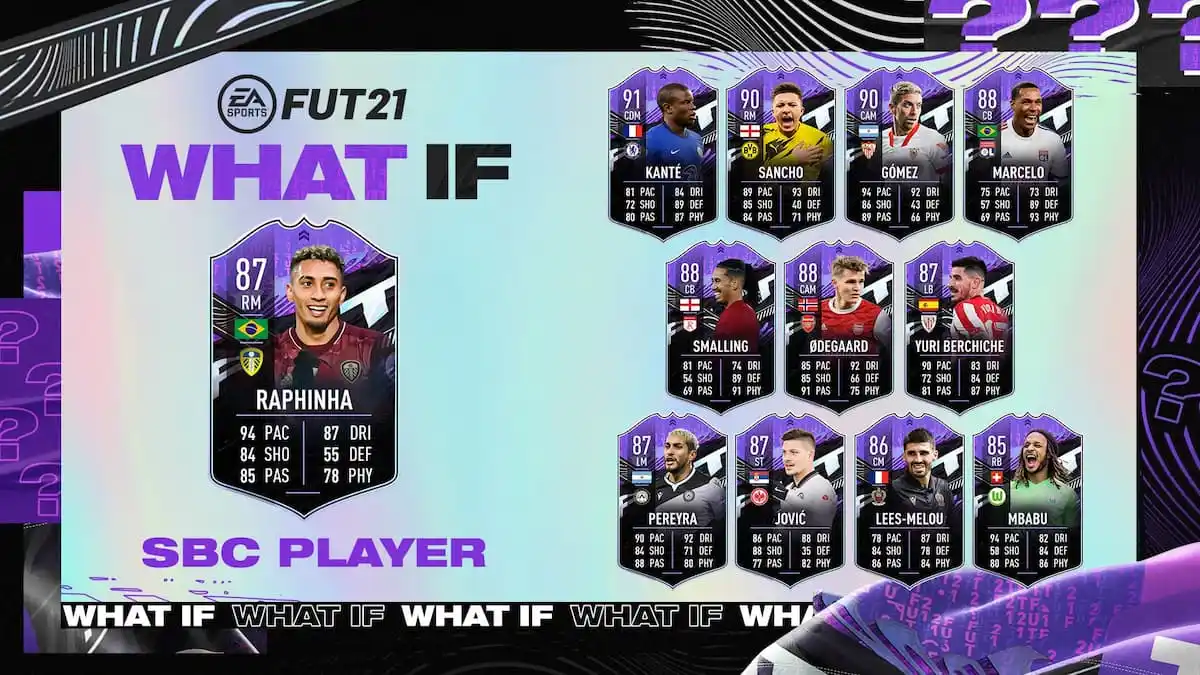 FIFA 21: כיצד להשלים What If Raphinha SBC 