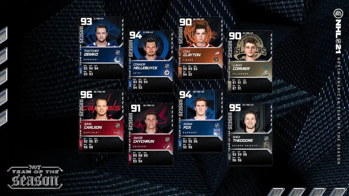 EA Sports משיקה פרומו NHL 21 TOTS, שחקני צפון אמריקה זכו לכבוד