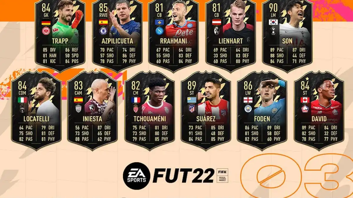 FIFA 22 Ultimate Team ToTW: שבוע 3 (6 באוקטובר)