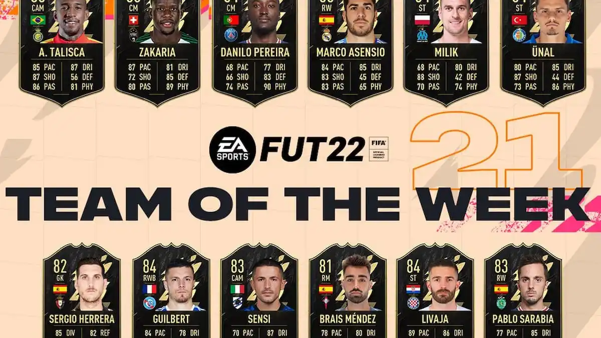 FIFA 22 Ultimate Team ToTW: שבוע 21 (9 בפברואר)