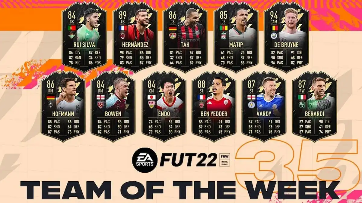 FIFA 22 Ultimate Team ToTW: שבוע 35 (18 במאי)