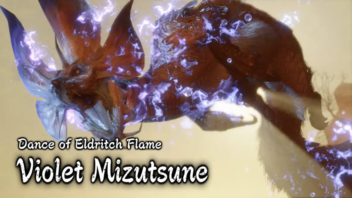 Monster Hunter Rise: Sunbreak Violet Mizutsune מדריך