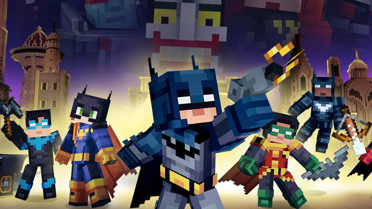 Gotham Knights גולשים לתוך Minecraft בחבילת DLC חדשה בהשראת באטמן