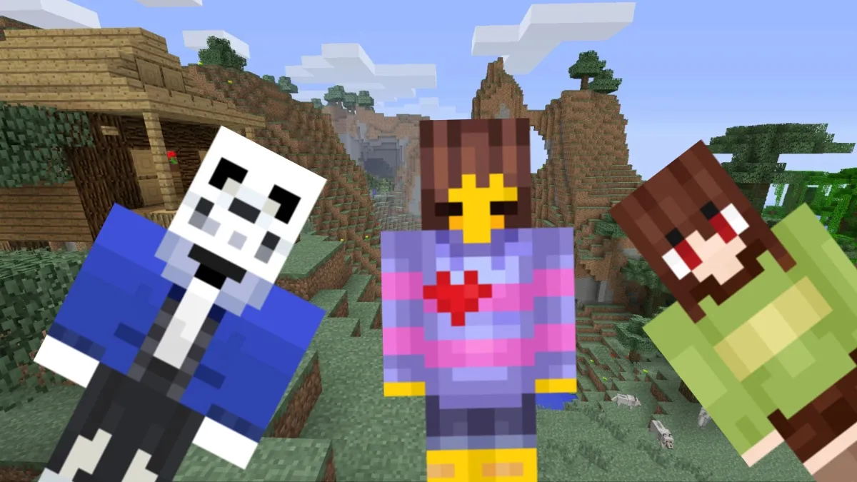 10 הטובים ביותר של Undertale Minecraft Skins